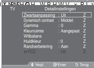 SAMSUNG LE46A557P2F - Aangepast beeld instellen - 4