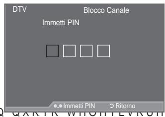 SAMSUNG LE46A557P2F - Impostazione della funzione Blocco Canale - 2