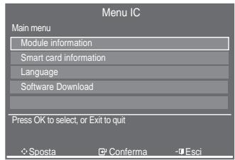 SAMSUNG LE46A559P4F - Selezione del menu IC (Interfaccia comune) - 1