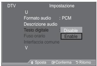 SAMSUNG LE46A559P4F - Selezione del testo digitale (solo GB) - 1
