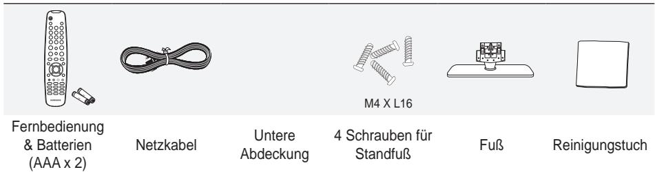 SAMSUNG LE46A559P4F - Lieferumfangn Sluiten - 1