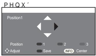SAMSUNG LE46A559P4F - Moving to the remembered position - 1