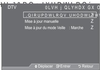 SAMSUNG LE46A559P4F - DTV
Système
Informations sur le produit
Z
Informations de signal
Z
OLVH j QLYHDX GX ORJLZ
H
Réinitialiser
Z
Déplacer Entrer Retour
- Als u de settopbox en DTV (of dvd-speler) tegelijk wilt aansluiten, sluit u eerst de settopbox op de DTV (of dvd-speler) aan en vervolgens de DTV (of dvd-speler) op de TV ("PR", "PB", "Y").   
- De PR-, PB- en Y-uitgang op uw apparatuur (DTV of dvd-speler) zijn in sommige gevallen voorzien van de aanduiding Y, B-Y en R-Y of Y, Cb en Cr.   
- Sluit het ene uiteinde van RCA-audiokabels (optioneel) aan op "R - AUDIO - L" aan de achterzijde van de TV en het andere uiteinde op de corresponderende audio-uitgangen van de DTV of dvd-speler. - 1