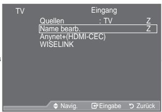 SAMSUNG LE46A559P4F - Signalquelle auswählendens een diashow een MP3 bestand afgespeeld moet worden.

'UXN RS x RI z RP GH JHZHQVWH RSWLH druk vervolgens op de ENTER knop.

![](images/70924e3fc95325ae994ecc63ee50f06525f42e409fe0151465e683c7251fc3b2.jpg)


Sie können zwischen den an den Eingangsbuchsen des Fernsehgeräts angeschlossenen externen Quellen auswählen.

Drücken Sie die Taste MENU, um das Menü anzuzeigen. 
'U•FNHQ 6LH GLH 7DVWH x RGHU z XP und drücken Sie dann die Taste ENTER'.   

Drücken Sie die Taste ENTER, um "Quelle" auszuwählen. 
° Wenn keine externen Geräte mit dem Fernsehgerät verbunden sind, werden in der Liste "Quellen" nur "TV", "Ext.1" und "Ext.2", "DTV" aktiviert. "AV", "S-Video", "Komp.", "PC", "HDMI1", "HDMI2", "HDMI3" werden nur aktiviert, wenn sie an das Gerät angeschlossen sind.


Wählen Sie mit der Taste S oder T die gewünschte Option aus. Drücken Sie die Taste ENTER☐.


Drücken Sie auf der Fernbedienung die Taste SOURCE, um zwischen den verfügbaren Quellen umzuschalten. Der TV-Modus kann durch Drücken der Taste TV/DTV, der Zifferntasten (0\~9) und der Taste P / auf der Fernbedienung ausgewählt werden.


text_imagels>

TV
Eingang
Quellen : TV Z
Name bearb.
Anynet+(HDMI-CEC)
WISELINK
Navig. Eingabe Zurück
° Als u de achtergrondmuziek op Off zet, zelfs als de instellingen voor de achtergrondmuziek ingesteld, zijn zal de achtergrondmuziek niet afgespeeld worden.

![](images/45b9bb8fc0024cb32213c7fbf5ce34544c835ca0441be08b2164d2c18de00efe.jpg)




text_image

TV
TV
Ext.1 : ----
Ext.2 : ----
AV : ----
S-Video : ----
Komp. : ----
PC : ----
VMehr
Navig. Eingabe Zurück




text_images u fotobestand selecteert wordt de fotobestand informatie weergegeven op de linkerkant van het TV-scherm, zoals resolutie, de datum waarop het bestand gewijzigd is en de volgorde van het bestand in de huidige directory (b.v. 10 van 15)

![](images/c1fe89d469f44a7d5c785419d45baee799e58f7f3973274b75e17d5650145b74.jpg)



TV/DTV
SOURCE E...

![](images/c1fe89d469f44a7d5c785419d45baee799e58f7f3973274b75e17d5650145b74.jpg)




text_imagels>

TV/DTV
SOURCE ...

: Map pictogram

: Foto pictogram

: Ga naar bovenliggende map pictogram

![](images/86a1209aa950988ab2a2a40b727c822e1766af87859cb2c548a2c767347a6f52.jpg)




flowchartgende map pictogram

![](images/86a1209aa950988ab2a2a40b727c822e1766af87859cb2c548a2c767347a6f52.jpg)


graph TD
    A["+"] --> B["+"]
    C["-"] --> D["×"]
    E["¬"] --> F["×"]
    G["P"] --> H["√"]
    I["16"] --> J["√"]
    K["31"] --> L["√"]
    M["..."] --> N["×"]


Signalquellennamen bearbeitenn de huidige directory - 1