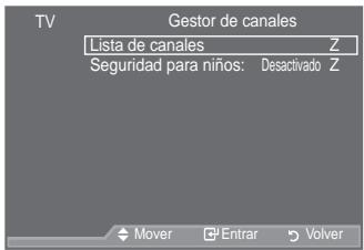 SAMSUNG LE46A559P4F - Adición y bloqueo de canales - 2