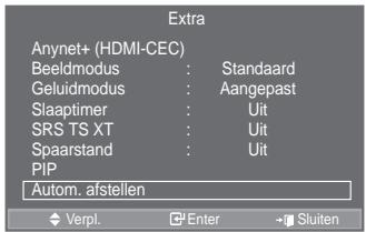 SAMSUNG LE46A559P4F - 6RIWZDUH FRQ¿JXUHUHQ JHEDVHHUG RS :L(puede usar el botón TOOLS para seleccionar rápida y fácilmente las funciones que se usan con más frecuencia. El menú “Herramientas” cambia según el modo de entrada externo que se está viendo.

1. Pulse el botón TOOLS. Aparece el menú "Herramientas".   
2. 3XOVH ORV ERWRQHV x R z SDUD VHOH   
3. 3XOVHORVERWRENTER para yer, cambiar o usar las opciones seleccionadas. Para ver una descripción más detallada de cada función, consulte la página correspondiente.

≠Anynet+ (HDMI-CEC), ver página 56

#Modo imagen, ver página 17

#Modo de Sonido, ver página 23

‡Temp. de desc., ver página 25

‡SRS TS XT, ver página 23

‡Ahorro energía, ver página 28

‡Dual I-II, ver página 24

#PIP, ver página 22

‡Ajuste automático, ver página 47

![](images/ec3567dc607d1e906959fb7cb1ed0e3b8ddf1d20f01b8da8a18776b4b692e39c.jpg)


Hieronder ziet u de Windows-beeldscherminstellingen voor een standaardcomputer. De vensters op uw computer kunnen enigszins afwijken, afhankelijk van de versie van Windows en de geïnstalleerde videokaart. Ook dan zijn echter in de meeste gevallen dezelfde basisinstallatiegegevens van toepassing. (Neem contact op met de computerfabrikant of Samsung-leverancier als dit niet het geval is.)

.OLN RS 3&amp;RQ;JXUDWLHVFKHUP' LQ KHW PHQX 6WDUW YDQ :LQGRZV   
:DQQHHU KHW &amp;RQ;JXUDWLHVFKHUP YHUVFKLMQW NOLNW X RS 3% HHU dialoogvenster voor het beeldscherm te openen.   
:DQQHHU KHW &amp;RQ;JXUDWLHVFKHUP YHUVFKLMQW NOLNW X RS 3%HH dialogoogvenster voor het beeldscherm te openen.   
Klik op de tab "Instellingen". De juiste resolutie voor de monitor: Optimum - 1920 x 1080.
\$OV KHW GLDORRJYHQVWHU HHQ RSWLH EHYDWWLRHR UL KHGW LMQVLW WGOH waarde "60" of "60 Hz". Klik anders op "OK" om het dialoogvenster te sluiten.

Weergavestanden3. 3XOVHORVERWRENTER para yer, cambiar o usar las opciones seleccionadas. Para ver una descripción más detallada de cada función, consulte la página correspondiente.

≠Anynet+ (HDMI-CEC), ver página 56

#Modo imagen, ver página 17

#Modo de Sonido, ver página 23

‡Temp. de desc., ver página 25

‡SRS TS XT, ver página 23

‡Ahorro energía, ver página 28

‡Dual I-II, ver página 24

#PIP, ver página 22

‡Ajuste automático, ver página 47

![](images/ec3567dc607d1e906959fb7cb1ed0e3b8ddf1d20f01b8da8a18776b4b692e39c.jpg)


Zowel de beeldpositie als de grootte varieert afhankelijk van het type monitor en de bijbehorende resolutie. De resoluties in de tabel worden aangeraden.
D-Sub Eingang 
Modusr página 23

‡Temp. de desc., ver página 25

‡SRS TS XT, ver página 23

‡Ahorro energía, ver página 28

‡Dual I-II, ver página 24

#PIP, ver página 22

‡Ajuste automático, ver página 47

![](images/ec3567dc607d1e906959fb7cb1ed0e3b8ddf1d20f01b8da8a18776b4b692e39c.jpg)

Resolutie. de desc., ver página 25

‡SRS TS XT, ver página 23

‡Ahorro energía, ver página 28

‡Dual I-II, ver página 24

#PIP, ver página 22

‡Ajuste automático, ver página 47

![](images/ec3567dc607d1e906959fb7cb1ed0e3b8ddf1d20f01b8da8a18776b4b692e39c.jpg)

Horizontaal Frequentie (kHz), ver página 23

‡Ahorro energía, ver página 28

‡Dual I-II, ver página 24

#PIP, ver página 22

‡Ajuste automático, ver página 47

![](images/ec3567dc607d1e906959fb7cb1ed0e3b8ddf1d20f01b8da8a18776b4b692e39c.jpg)

Verticaal Frequentie (Hz)ver página 28

‡Dual I-II, ver página 24

#PIP, ver página 22

‡Ajuste automático, ver página 47

![](images/ec3567dc607d1e906959fb7cb1ed0e3b8ddf1d20f01b8da8a18776b4b692e39c.jpg)

Pixelklok Frequentie (MHz)na 24

#PIP, ver página 22

‡Ajuste automático, ver página 47

![](images/ec3567dc607d1e906959fb7cb1ed0e3b8ddf1d20f01b8da8a18776b4b692e39c.jpg)

Sync-polariteit (H/V)juste automático, ver página 47

![](images/ec3567dc607d1e906959fb7cb1ed0e3b8ddf1d20f01b8da8a18776b4b692e39c.jpg)

 automático, ver página 47

![](images/ec3567dc607d1e906959fb7cb1ed0e3b8ddf1d20f01b8da8a18776b4b692e39c.jpg)

IBM![](images/ec3567dc607d1e906959fb7cb1ed0e3b8ddf1d20f01b8da8a18776b4b692e39c.jpg)

640 x 350c607d1e906959fb7cb1ed0e3b8ddf1d20f01b8da8a18776b4b692e39c.jpg)

31,4697cb1ed0e3b8ddf1d20f01b8da8a18776b4b692e39c.jpg)

70,086d20f01b8da8a18776b4b692e39c.jpg)

25,17576b4b692e39c.jpg)

+/-.jpg)


720 x 400ext_image31,469ary>70,087tAS
Anynet+ (HDMI-CEC)
Modo imagen : Estándar
Modo de Sonido : Personal
Temp. de desc. : Desactivado
SRS TS XT : Desactivado
Ahorro energía : Desactivado
Dual I-II : Mono
◆ Mover □ Entran ▼ Salir
28,322MI-CEC)
Modo imagen : Estándar
Modo de Sonido : Personal
Temp. de desc. : Desactivado
SRS TS XT : Desactivado
Ahorro energía : Desactivado
Dual I-II : Mono
◆ Mover □ Entran ▼ Salir
-/+ imagen : Estándar
Modo de Sonido : Personal
Temp. de desc. : Desactivado
SRS TS XT : Desactivado
Ahorro energía : Desactivado
Dual I-II : Mono
◆ Mover □ Entran ▼ Salir
en : Estándar
Modo de Sonido : Personal
Temp. de desc. : Desactivado
SRS TS XT : Desactivado
Ahorro energía : Desactivado
Dual I-II : Mono
◆ Mover □ Entran ▼ Salir
VESA Personal
Temp. de desc. : Desactivado
SRS TS XT : Desactivado
Ahorro energía : Desactivado
Dual I-II : Mono
◆ Mover □ Entran ▼ Salir
640 x 480 desc. : Desactivado
SRS TS XT : Desactivado
Ahorro energía : Desactivado
Dual I-II : Mono
◆ Mover □ Entran ▼ Salir
31,469ivado
SRS TS XT : Desactivado
Ahorro energía : Desactivado
Dual I-II : Mono
◆ Mover □ Entran ▼ Salir
59,940 : Desactivado
Ahorro energía : Desactivado
Dual I-II : Mono
◆ Mover □ Entran ▼ Salir
25,175Ahorro energía : Desactivado
Dual I-II : Mono
◆ Mover □ Entran ▼ Salir
-/-ía : Desactivado
Dual I-II : Mono
◆ Mover □ Entran ▼ Salir
Desactivado
Dual I-II : Mono
◆ Mover □ Entran ▼ Salir
640 x 480: Mono
◆ Mover □ Entran ▼ Salir
37,861□ Entran ▼ Salir
72,809r
31,500[](images/0bfbf9d230969514e5ff65afefaa839c8fb42514bef1c880a0510bbd2158fa8e.jpg)

-/-fbf9d230969514e5ff65afefaa839c8fb42514bef1c880a0510bbd2158fa8e.jpg)

230969514e5ff65afefaa839c8fb42514bef1c880a0510bbd2158fa8e.jpg)

640 x 48039c8fb42514bef1c880a0510bbd2158fa8e.jpg)

37,500c880a0510bbd2158fa8e.jpg)

75,0008fa8e.jpg)

31,500tails>-/-ary>ext_image800 x 600UIDE
MENU
WLINK
TOOLS
RETURN
37,879
TOOLS
RETURN
60,317/details>40,000images/b5e87139ec761763724b246b0cb3ea41c8f872a4f6524104cc4b756260da6de2.jpg)

![](images/6077062395df7e6d168d661948855abd4e28e91a8cb14642f63eeb8e461d1898.jpg)

+/+139ec761763724b246b0cb3ea41c8f872a4f6524104cc4b756260da6de2.jpg)

![](images/6077062395df7e6d168d661948855abd4e28e91a8cb14642f63eeb8e461d1898.jpg)

761763724b246b0cb3ea41c8f872a4f6524104cc4b756260da6de2.jpg)

![](images/6077062395df7e6d168d661948855abd4e28e91a8cb14642f63eeb8e461d1898.jpg)

800 x 600c8f872a4f6524104cc4b756260da6de2.jpg)

![](images/6077062395df7e6d168d661948855abd4e28e91a8cb14642f63eeb8e461d1898.jpg)

48,0774cc4b756260da6de2.jpg)

![](images/6077062395df7e6d168d661948855abd4e28e91a8cb14642f63eeb8e461d1898.jpg)

72,188e2.jpg)

![](images/6077062395df7e6d168d661948855abd4e28e91a8cb14642f63eeb8e461d1898.jpg)

50,000ages/6077062395df7e6d168d661948855abd4e28e91a8cb14642f63eeb8e461d1898.jpg)

+/+395df7e6d168d661948855abd4e28e91a8cb14642f63eeb8e461d1898.jpg)

7e6d168d661948855abd4e28e91a8cb14642f63eeb8e461d1898.jpg)

800 x 60028e91a8cb14642f63eeb8e461d1898.jpg)

46,87563eeb8e461d1898.jpg)

75,000.jpg)

49,500plug-play-6">+/+> &amp; Play1024 x 768 televisor se enciende por primera vez, algunos valores se establecen de forma automática y correlativa. Están disponibles los ajustes siguientes.

El salvapantallas se activa si durante más de 1 minuto no hay ninguna entrada desde el teclado del mando a distancia mientras “Plug &amp; Play” está en ejecución.   
° El salvapantallas se activa si durante más de 15 minutos no se detecta ninguna señal de funcionamiento.   
Cualquier función relacionada con la televisión digital (DVB) sólo estará activa en los países o las regiones donde se emitan señales terrestres digitales DVB-T (MPEG2). Deberá

![](images/a1be92f6bf3646ec72f3d2f9c47d597ab8ed6618bad5331d50b3de451cd8f1ff.jpg)

48,363nciende por primera vez, algunos valores se establecen de forma automática y correlativa. Están disponibles los ajustes siguientes.

El salvapantallas se activa si durante más de 1 minuto no hay ninguna entrada desde el teclado del mando a distancia mientras “Plug &amp; Play” está en ejecución.   
° El salvapantallas se activa si durante más de 15 minutos no se detecta ninguna señal de funcionamiento.   
Cualquier función relacionada con la televisión digital (DVB) sólo estará activa en los países o las regiones donde se emitan señales terrestres digitales DVB-T (MPEG2). Deberá

![](images/a1be92f6bf3646ec72f3d2f9c47d597ab8ed6618bad5331d50b3de451cd8f1ff.jpg)

60,004mera vez, algunos valores se establecen de forma automática y correlativa. Están disponibles los ajustes siguientes.

El salvapantallas se activa si durante más de 1 minuto no hay ninguna entrada desde el teclado del mando a distancia mientras “Plug &amp; Play” está en ejecución.   
° El salvapantallas se activa si durante más de 15 minutos no se detecta ninguna señal de funcionamiento.   
Cualquier función relacionada con la televisión digital (DVB) sólo estará activa en los países o las regiones donde se emitan señales terrestres digitales DVB-T (MPEG2). Deberá

![](images/a1be92f6bf3646ec72f3d2f9c47d597ab8ed6618bad5331d50b3de451cd8f1ff.jpg)

65,000os valores se establecen de forma automática y correlativa. Están disponibles los ajustes siguientes.

El salvapantallas se activa si durante más de 1 minuto no hay ninguna entrada desde el teclado del mando a distancia mientras “Plug &amp; Play” está en ejecución.   
° El salvapantallas se activa si durante más de 15 minutos no se detecta ninguna señal de funcionamiento.   
Cualquier función relacionada con la televisión digital (DVB) sólo estará activa en los países o las regiones donde se emitan señales terrestres digitales DVB-T (MPEG2). Deberá

![](images/a1be92f6bf3646ec72f3d2f9c47d597ab8ed6618bad5331d50b3de451cd8f1ff.jpg)

-/-e establecen de forma automática y correlativa. Están disponibles los ajustes siguientes.

El salvapantallas se activa si durante más de 1 minuto no hay ninguna entrada desde el teclado del mando a distancia mientras “Plug &amp; Play” está en ejecución.   
° El salvapantallas se activa si durante más de 15 minutos no se detecta ninguna señal de funcionamiento.   
Cualquier función relacionada con la televisión digital (DVB) sólo estará activa en los países o las regiones donde se emitan señales terrestres digitales DVB-T (MPEG2). Deberá

![](images/a1be92f6bf3646ec72f3d2f9c47d597ab8ed6618bad5331d50b3de451cd8f1ff.jpg)

ablecen de forma automática y correlativa. Están disponibles los ajustes siguientes.

El salvapantallas se activa si durante más de 1 minuto no hay ninguna entrada desde el teclado del mando a distancia mientras “Plug &amp; Play” está en ejecución.   
° El salvapantallas se activa si durante más de 15 minutos no se detecta ninguna señal de funcionamiento.   
Cualquier función relacionada con la televisión digital (DVB) sólo estará activa en los países o las regiones donde se emitan señales terrestres digitales DVB-T (MPEG2). Deberá

![](images/a1be92f6bf3646ec72f3d2f9c47d597ab8ed6618bad5331d50b3de451cd8f1ff.jpg)

1024 x 768tica y correlativa. Están disponibles los ajustes siguientes.

El salvapantallas se activa si durante más de 1 minuto no hay ninguna entrada desde el teclado del mando a distancia mientras “Plug &amp; Play” está en ejecución.   
° El salvapantallas se activa si durante más de 15 minutos no se detecta ninguna señal de funcionamiento.   
Cualquier función relacionada con la televisión digital (DVB) sólo estará activa en los países o las regiones donde se emitan señales terrestres digitales DVB-T (MPEG2). Deberá

![](images/a1be92f6bf3646ec72f3d2f9c47d597ab8ed6618bad5331d50b3de451cd8f1ff.jpg)

56,476iva. Están disponibles los ajustes siguientes.

El salvapantallas se activa si durante más de 1 minuto no hay ninguna entrada desde el teclado del mando a distancia mientras “Plug &amp; Play” está en ejecución.   
° El salvapantallas se activa si durante más de 15 minutos no se detecta ninguna señal de funcionamiento.   
Cualquier función relacionada con la televisión digital (DVB) sólo estará activa en los países o las regiones donde se emitan señales terrestres digitales DVB-T (MPEG2). Deberá

![](images/a1be92f6bf3646ec72f3d2f9c47d597ab8ed6618bad5331d50b3de451cd8f1ff.jpg)

70,069onibles los ajustes siguientes.

El salvapantallas se activa si durante más de 1 minuto no hay ninguna entrada desde el teclado del mando a distancia mientras “Plug &amp; Play” está en ejecución.   
° El salvapantallas se activa si durante más de 15 minutos no se detecta ninguna señal de funcionamiento.   
Cualquier función relacionada con la televisión digital (DVB) sólo estará activa en los países o las regiones donde se emitan señales terrestres digitales DVB-T (MPEG2). Deberá

![](images/a1be92f6bf3646ec72f3d2f9c47d597ab8ed6618bad5331d50b3de451cd8f1ff.jpg)

75,000stes siguientes.

El salvapantallas se activa si durante más de 1 minuto no hay ninguna entrada desde el teclado del mando a distancia mientras “Plug &amp; Play” está en ejecución.   
° El salvapantallas se activa si durante más de 15 minutos no se detecta ninguna señal de funcionamiento.   
Cualquier función relacionada con la televisión digital (DVB) sólo estará activa en los países o las regiones donde se emitan señales terrestres digitales DVB-T (MPEG2). Deberá

![](images/a1be92f6bf3646ec72f3d2f9c47d597ab8ed6618bad5331d50b3de451cd8f1ff.jpg)

-/-tes.

El salvapantallas se activa si durante más de 1 minuto no hay ninguna entrada desde el teclado del mando a distancia mientras “Plug &amp; Play” está en ejecución.   
° El salvapantallas se activa si durante más de 15 minutos no se detecta ninguna señal de funcionamiento.   
Cualquier función relacionada con la televisión digital (DVB) sólo estará activa en los países o las regiones donde se emitan señales terrestres digitales DVB-T (MPEG2). Deberá

![](images/a1be92f6bf3646ec72f3d2f9c47d597ab8ed6618bad5331d50b3de451cd8f1ff.jpg)


El salvapantallas se activa si durante más de 1 minuto no hay ninguna entrada desde el teclado del mando a distancia mientras “Plug &amp; Play” está en ejecución.   
° El salvapantallas se activa si durante más de 15 minutos no se detecta ninguna señal de funcionamiento.   
Cualquier función relacionada con la televisión digital (DVB) sólo estará activa en los países o las regiones donde se emitan señales terrestres digitales DVB-T (MPEG2). Deberá

![](images/a1be92f6bf3646ec72f3d2f9c47d597ab8ed6618bad5331d50b3de451cd8f1ff.jpg)

1024 x 768ctiva si durante más de 1 minuto no hay ninguna entrada desde el teclado del mando a distancia mientras “Plug &amp; Play” está en ejecución.   
° El salvapantallas se activa si durante más de 15 minutos no se detecta ninguna señal de funcionamiento.   
Cualquier función relacionada con la televisión digital (DVB) sólo estará activa en los países o las regiones donde se emitan señales terrestres digitales DVB-T (MPEG2). Deberá

![](images/a1be92f6bf3646ec72f3d2f9c47d597ab8ed6618bad5331d50b3de451cd8f1ff.jpg)

60,023e más de 1 minuto no hay ninguna entrada desde el teclado del mando a distancia mientras “Plug &amp; Play” está en ejecución.   
° El salvapantallas se activa si durante más de 15 minutos no se detecta ninguna señal de funcionamiento.   
Cualquier función relacionada con la televisión digital (DVB) sólo estará activa en los países o las regiones donde se emitan señales terrestres digitales DVB-T (MPEG2). Deberá

![](images/a1be92f6bf3646ec72f3d2f9c47d597ab8ed6618bad5331d50b3de451cd8f1ff.jpg)

75,029to no hay ninguna entrada desde el teclado del mando a distancia mientras “Plug &amp; Play” está en ejecución.   
° El salvapantallas se activa si durante más de 15 minutos no se detecta ninguna señal de funcionamiento.   
Cualquier función relacionada con la televisión digital (DVB) sólo estará activa en los países o las regiones donde se emitan señales terrestres digitales DVB-T (MPEG2). Deberá

![](images/a1be92f6bf3646ec72f3d2f9c47d597ab8ed6618bad5331d50b3de451cd8f1ff.jpg)

78,750na entrada desde el teclado del mando a distancia mientras “Plug &amp; Play” está en ejecución.   
° El salvapantallas se activa si durante más de 15 minutos no se detecta ninguna señal de funcionamiento.   
Cualquier función relacionada con la televisión digital (DVB) sólo estará activa en los países o las regiones donde se emitan señales terrestres digitales DVB-T (MPEG2). Deberá

![](images/a1be92f6bf3646ec72f3d2f9c47d597ab8ed6618bad5331d50b3de451cd8f1ff.jpg)

+/+esde el teclado del mando a distancia mientras “Plug &amp; Play” está en ejecución.   
° El salvapantallas se activa si durante más de 15 minutos no se detecta ninguna señal de funcionamiento.   
Cualquier función relacionada con la televisión digital (DVB) sólo estará activa en los países o las regiones donde se emitan señales terrestres digitales DVB-T (MPEG2). Deberá

![](images/a1be92f6bf3646ec72f3d2f9c47d597ab8ed6618bad5331d50b3de451cd8f1ff.jpg)

el teclado del mando a distancia mientras “Plug &amp; Play” está en ejecución.   
° El salvapantallas se activa si durante más de 15 minutos no se detecta ninguna señal de funcionamiento.   
Cualquier función relacionada con la televisión digital (DVB) sólo estará activa en los países o las regiones donde se emitan señales terrestres digitales DVB-T (MPEG2). Deberá

![](images/a1be92f6bf3646ec72f3d2f9c47d597ab8ed6618bad5331d50b3de451cd8f1ff.jpg)

1280 x 1024istancia mientras “Plug &amp; Play” está en ejecución.   
° El salvapantallas se activa si durante más de 15 minutos no se detecta ninguna señal de funcionamiento.   
Cualquier función relacionada con la televisión digital (DVB) sólo estará activa en los países o las regiones donde se emitan señales terrestres digitales DVB-T (MPEG2). Deberá

![](images/a1be92f6bf3646ec72f3d2f9c47d597ab8ed6618bad5331d50b3de451cd8f1ff.jpg)

63,981as “Plug &amp; Play” está en ejecución.   
° El salvapantallas se activa si durante más de 15 minutos no se detecta ninguna señal de funcionamiento.   
Cualquier función relacionada con la televisión digital (DVB) sólo estará activa en los países o las regiones donde se emitan señales terrestres digitales DVB-T (MPEG2). Deberá

![](images/a1be92f6bf3646ec72f3d2f9c47d597ab8ed6618bad5331d50b3de451cd8f1ff.jpg)

60,020” está en ejecución.   
° El salvapantallas se activa si durante más de 15 minutos no se detecta ninguna señal de funcionamiento.   
Cualquier función relacionada con la televisión digital (DVB) sólo estará activa en los países o las regiones donde se emitan señales terrestres digitales DVB-T (MPEG2). Deberá

![](images/a1be92f6bf3646ec72f3d2f9c47d597ab8ed6618bad5331d50b3de451cd8f1ff.jpg)

108,000ión.   
° El salvapantallas se activa si durante más de 15 minutos no se detecta ninguna señal de funcionamiento.   
Cualquier función relacionada con la televisión digital (DVB) sólo estará activa en los países o las regiones donde se emitan señales terrestres digitales DVB-T (MPEG2). Deberá

![](images/a1be92f6bf3646ec72f3d2f9c47d597ab8ed6618bad5331d50b3de451cd8f1ff.jpg)

+/+ salvapantallas se activa si durante más de 15 minutos no se detecta ninguna señal de funcionamiento.   
Cualquier función relacionada con la televisión digital (DVB) sólo estará activa en los países o las regiones donde se emitan señales terrestres digitales DVB-T (MPEG2). Deberá

![](images/a1be92f6bf3646ec72f3d2f9c47d597ab8ed6618bad5331d50b3de451cd8f1ff.jpg)

apantallas se activa si durante más de 15 minutos no se detecta ninguna señal de funcionamiento.   
Cualquier función relacionada con la televisión digital (DVB) sólo estará activa en los países o las regiones donde se emitan señales terrestres digitales DVB-T (MPEG2). Deberá

![](images/a1be92f6bf3646ec72f3d2f9c47d597ab8ed6618bad5331d50b3de451cd8f1ff.jpg)

1280 x 1024durante más de 15 minutos no se detecta ninguna señal de funcionamiento.   
Cualquier función relacionada con la televisión digital (DVB) sólo estará activa en los países o las regiones donde se emitan señales terrestres digitales DVB-T (MPEG2). Deberá

![](images/a1be92f6bf3646ec72f3d2f9c47d597ab8ed6618bad5331d50b3de451cd8f1ff.jpg)

79,97615 minutos no se detecta ninguna señal de funcionamiento.   
Cualquier función relacionada con la televisión digital (DVB) sólo estará activa en los países o las regiones donde se emitan señales terrestres digitales DVB-T (MPEG2). Deberá

![](images/a1be92f6bf3646ec72f3d2f9c47d597ab8ed6618bad5331d50b3de451cd8f1ff.jpg)

75,025e detecta ninguna señal de funcionamiento.   
Cualquier función relacionada con la televisión digital (DVB) sólo estará activa en los países o las regiones donde se emitan señales terrestres digitales DVB-T (MPEG2). Deberá

![](images/a1be92f6bf3646ec72f3d2f9c47d597ab8ed6618bad5331d50b3de451cd8f1ff.jpg)

135,000a señal de funcionamiento.   
Cualquier función relacionada con la televisión digital (DVB) sólo estará activa en los países o las regiones donde se emitan señales terrestres digitales DVB-T (MPEG2). Deberá

![](images/a1be92f6bf3646ec72f3d2f9c47d597ab8ed6618bad5331d50b3de451cd8f1ff.jpg)

+/+uncionamiento.   
Cualquier función relacionada con la televisión digital (DVB) sólo estará activa en los países o las regiones donde se emitan señales terrestres digitales DVB-T (MPEG2). Deberá

![](images/a1be92f6bf3646ec72f3d2f9c47d597ab8ed6618bad5331d50b3de451cd8f1ff.jpg)

namiento.   
Cualquier función relacionada con la televisión digital (DVB) sólo estará activa en los países o las regiones donde se emitan señales terrestres digitales DVB-T (MPEG2). Deberá

![](images/a1be92f6bf3646ec72f3d2f9c47d597ab8ed6618bad5331d50b3de451cd8f1ff.jpg)

1360 x 768función relacionada con la televisión digital (DVB) sólo estará activa en los países o las regiones donde se emitan señales terrestres digitales DVB-T (MPEG2). Deberá

![](images/a1be92f6bf3646ec72f3d2f9c47d597ab8ed6618bad5331d50b3de451cd8f1ff.jpg)

47,712nada con la televisión digital (DVB) sólo estará activa en los países o las regiones donde se emitan señales terrestres digitales DVB-T (MPEG2). Deberá

![](images/a1be92f6bf3646ec72f3d2f9c47d597ab8ed6618bad5331d50b3de451cd8f1ff.jpg)

60,015evisión digital (DVB) sólo estará activa en los países o las regiones donde se emitan señales terrestres digitales DVB-T (MPEG2). Deberá

![](images/a1be92f6bf3646ec72f3d2f9c47d597ab8ed6618bad5331d50b3de451cd8f1ff.jpg)

85,500 (DVB) sólo estará activa en los países o las regiones donde se emitan señales terrestres digitales DVB-T (MPEG2). Deberá

![](images/a1be92f6bf3646ec72f3d2f9c47d597ab8ed6618bad5331d50b3de451cd8f1ff.jpg)

+/+estará activa en los países o las regiones donde se emitan señales terrestres digitales DVB-T (MPEG2). Deberá

![](images/a1be92f6bf3646ec72f3d2f9c47d597ab8ed6618bad5331d50b3de451cd8f1ff.jpg)

á activa en los países o las regiones donde se emitan señales terrestres digitales DVB-T (MPEG2). Deberá

![](images/a1be92f6bf3646ec72f3d2f9c47d597ab8ed6618bad5331d50b3de451cd8f1ff.jpg)

1600 x 1200 las regiones donde se emitan señales terrestres digitales DVB-T (MPEG2). Deberá

![](images/a1be92f6bf3646ec72f3d2f9c47d597ab8ed6618bad5331d50b3de451cd8f1ff.jpg)

75,000onde se emitan señales terrestres digitales DVB-T (MPEG2). Deberá

![](images/a1be92f6bf3646ec72f3d2f9c47d597ab8ed6618bad5331d50b3de451cd8f1ff.jpg)

60,000señales terrestres digitales DVB-T (MPEG2). Deberá

![](images/a1be92f6bf3646ec72f3d2f9c47d597ab8ed6618bad5331d50b3de451cd8f1ff.jpg)

162,000es digitales DVB-T (MPEG2). Deberá

![](images/a1be92f6bf3646ec72f3d2f9c47d597ab8ed6618bad5331d50b3de451cd8f1ff.jpg)

+/+ DVB-T (MPEG2). Deberá

![](images/a1be92f6bf3646ec72f3d2f9c47d597ab8ed6618bad5331d50b3de451cd8f1ff.jpg)

T (MPEG2). Deberá

![](images/a1be92f6bf3646ec72f3d2f9c47d597ab8ed6618bad5331d50b3de451cd8f1ff.jpg)

CVTá

![](images/a1be92f6bf3646ec72f3d2f9c47d597ab8ed6618bad5331d50b3de451cd8f1ff.jpg)

1920 x 1080RBbf3646ec72f3d2f9c47d597ab8ed6618bad5331d50b3de451cd8f1ff.jpg)

66,5879c47d597ab8ed6618bad5331d50b3de451cd8f1ff.jpg)

59,93418bad5331d50b3de451cd8f1ff.jpg)

138,500451cd8f1ff.jpg)

+/-pg)

ils>
HDMI/DVI Eingang 
Modusina 23

‡Ahorro energía, ver página 28

‡Dual I-II, ver página 24

#PIP, ver página 22

‡Ajuste automático, ver página 47

![](images/ec3567dc607d1e906959fb7cb1ed0e3b8ddf1d20f01b8da8a18776b4b692e39c.jpg)

Resolutieergía, ver página 28

‡Dual I-II, ver página 24

#PIP, ver página 22

‡Ajuste automático, ver página 47

![](images/ec3567dc607d1e906959fb7cb1ed0e3b8ddf1d20f01b8da8a18776b4b692e39c.jpg)

Horizontaal Frequentie (kHz) página 24

#PIP, ver página 22

‡Ajuste automático, ver página 47

![](images/ec3567dc607d1e906959fb7cb1ed0e3b8ddf1d20f01b8da8a18776b4b692e39c.jpg)

Verticaal Frequentie (Hz)Ajuste automático, ver página 47

![](images/ec3567dc607d1e906959fb7cb1ed0e3b8ddf1d20f01b8da8a18776b4b692e39c.jpg)

Pixelklok Frequentie (MHz)[](images/ec3567dc607d1e906959fb7cb1ed0e3b8ddf1d20f01b8da8a18776b4b692e39c.jpg)

Sync-polariteit (H/V)fb7cb1ed0e3b8ddf1d20f01b8da8a18776b4b692e39c.jpg)

1ed0e3b8ddf1d20f01b8da8a18776b4b692e39c.jpg)

VESAb4b692e39c.jpg)

640 x 480details>31,469ry>59,940summary>25,175mientAS
Anynet+ (HDMI-CEC)
Modo imagen : Estándar
Modo de Sonido : Personal
Temp. de desc. : Desactivado
SRS TS XT : Desactivado
Ahorro energía : Desactivado
Dual I-II : Mono
◆ Mover □ Entran ▼ Salir
- / -+ (HDMI-CEC)
Modo imagen : Estándar
Modo de Sonido : Personal
Temp. de desc. : Desactivado
SRS TS XT : Desactivado
Ahorro energía : Desactivado
Dual I-II : Mono
◆ Mover □ Entran ▼ Salir
MI-CEC)
Modo imagen : Estándar
Modo de Sonido : Personal
Temp. de desc. : Desactivado
SRS TS XT : Desactivado
Ahorro energía : Desactivado
Dual I-II : Mono
◆ Mover □ Entran ▼ Salir
800 x 600Estándar
Modo de Sonido : Personal
Temp. de desc. : Desactivado
SRS TS XT : Desactivado
Ahorro energía : Desactivado
Dual I-II : Mono
◆ Mover □ Entran ▼ Salir
37,879e Sonido : Personal
Temp. de desc. : Desactivado
SRS TS XT : Desactivado
Ahorro energía : Desactivado
Dual I-II : Mono
◆ Mover □ Entran ▼ Salir
60,317onal
Temp. de desc. : Desactivado
SRS TS XT : Desactivado
Ahorro energía : Desactivado
Dual I-II : Mono
◆ Mover □ Entran ▼ Salir
40,000esc. : Desactivado
SRS TS XT : Desactivado
Ahorro energía : Desactivado
Dual I-II : Mono
◆ Mover □ Entran ▼ Salir
+ / +vado
SRS TS XT : Desactivado
Ahorro energía : Desactivado
Dual I-II : Mono
◆ Mover □ Entran ▼ Salir
SRS TS XT : Desactivado
Ahorro energía : Desactivado
Dual I-II : Mono
◆ Mover □ Entran ▼ Salir
1024 x 768
Ahorro energía : Desactivado
Dual I-II : Mono
◆ Mover □ Entran ▼ Salir
48,363 : Desactivado
Dual I-II : Mono
◆ Mover □ Entran ▼ Salir
60,004Dual I-II : Mono
◆ Mover □ Entran ▼ Salir
65,000o
◆ Mover □ Entran ▼ Salir
- / -tran ▼ Salir
▼ Salir
1280 x 1024images/0bfbf9d230969514e5ff65afefaa839c8fb42514bef1c880a0510bbd2158fa8e.jpg)

63,98130969514e5ff65afefaa839c8fb42514bef1c880a0510bbd2158fa8e.jpg)

60,020fefaa839c8fb42514bef1c880a0510bbd2158fa8e.jpg)

108,0004bef1c880a0510bbd2158fa8e.jpg)

+ / +bbd2158fa8e.jpg)

58fa8e.jpg)

1360 x 76847,712mage60,015
GUIDE
MENU
WLINK
TOOLS
RETURN
85,500NK
TOOLS
RETURN
+ / +N
etails>1600 x 12007139ec761763724b246b0cb3ea41c8f872a4f6524104cc4b756260da6de2.jpg)

![](images/6077062395df7e6d168d661948855abd4e28e91a8cb14642f63eeb8e461d1898.jpg)

75,000b246b0cb3ea41c8f872a4f6524104cc4b756260da6de2.jpg)

![](images/6077062395df7e6d168d661948855abd4e28e91a8cb14642f63eeb8e461d1898.jpg)

60,000f872a4f6524104cc4b756260da6de2.jpg)

![](images/6077062395df7e6d168d661948855abd4e28e91a8cb14642f63eeb8e461d1898.jpg)

162,0004b756260da6de2.jpg)

![](images/6077062395df7e6d168d661948855abd4e28e91a8cb14642f63eeb8e461d1898.jpg)

+ / +.jpg)

![](images/6077062395df7e6d168d661948855abd4e28e91a8cb14642f63eeb8e461d1898.jpg)



![](images/6077062395df7e6d168d661948855abd4e28e91a8cb14642f63eeb8e461d1898.jpg)

CEA7062395df7e6d168d661948855abd4e28e91a8cb14642f63eeb8e461d1898.jpg)

1920 x 1080p48855abd4e28e91a8cb14642f63eeb8e461d1898.jpg)

67,500a8cb14642f63eeb8e461d1898.jpg)

60,0008e461d1898.jpg)

148,500
+ / +play-6">6">ug &amp; Play

Bij gebruik van de HDMI/DVI-kabelverbinding, moet u de HDMI IN 2-aansluiting gebruiken. 
De interlacemodus wordt niet ondersteund. 
° De TV werkt mogelijk niet normaal als een afwijkend videoformaat wordt geselecteerd. 
° De Separate- en Composite-modus worden ondersteund. SOG wordt niet ondersteund. 
Een VGA-kabel die te lang of van lage kwaliteit is, kan ruis in het beeld veroorzaken bij hoge resoluties (1920x1080 of 1600x1200).
Nederlands - 46


De tv instellen voor uw pc
Modo imagen : Estándar
Modo de Sonido : Personal
Temp. de desc. : Desactivado
SRS TS XT : Desactivado
Ahorro energía : Desactivado
Dual I-II : Mono
◆ Mover □ Entran ▼ Salir - 3