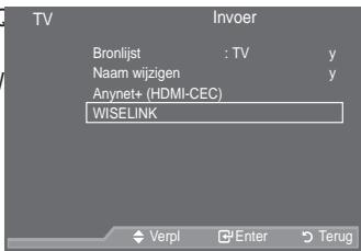 SAMSUNG LE46A559P4F - Gebruik van het WISELINK MenuaD y Dcordithaclón FpulReCeDbtón ENTER

2. Pulse el botón ENTER ← para seleccionar "País".

3. 6 HOHFFLRQH HO SDtV SXOVDQGR ORVENTER QSHDUD FRQ \$XDDYH OD VERWH
° \$XQTXH HQ HVWH PHQ\~ VH FDPELH OD FRQ i JXUDXFULQLGIOGSDtSDQR
del DTV. (Consulte las páginas 31.)

4. 3XOVH ORV ERWRQHVx R z SDUD VHOHFFLRQDU ^3* XDUGDGR DXWRPiWL ENTER ^G .

5. Pulse el botón ENTER ↻.

\- El televisor empezará a memorizar todos los canales disponibles.
- Pulse el botón ENTER en cualquier momento si desea interrumpir el proceso de memorización y volver al menú “Canal”.

6. Una vez memorizados todos los canales disponibles, aparecerá el menú "Ordenar". (Consulte las páginas 15.)

![](images/257bdf549f528a0465b33f94e850aae9f41c7fea3b7aa70e3202ec226a5e99c0.jpg)

![](images/0066da414f6ebfa55adc3627eb4daabdd9b62742df68772986571c637480cfe6.jpg)



Druk op de MENU N Q R S 'U X N R S x R I z R P 3, Q selecteren, druk dan op de ENTER knop.   
'UXN RS x RI z RP 3:,6(/,1.' WH VHOHFW ENTER knop. - 1