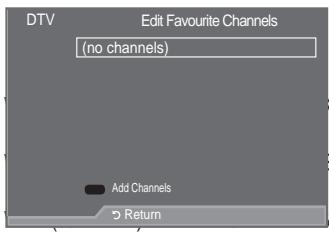 SAMSUNG LE46A559P4F - Editing Your Favourite Channels - 1