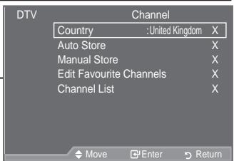SAMSUNG LE46A559P4F - Updating the Channel List Automatically - 1