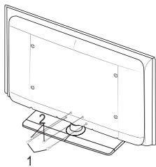 SAMSUNG LE46A559P4F - Installing the Stand - 2