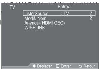 SAMSUNG LE46A559P4F - Outils
Anynet+ (HDMI-CEC)
Mode Image : Standard
Mode Son : Personnalisé
Veille : Arrêt
SRS TS XT : Arrêt
Mode éco. { Arrêt y
Dual I-II : Mono
Déplacer Régier Quitter
2. Drücken Sie die Taste S oder T, um "Einstellungen" auszuwählen, und drücken Sie dann die Taste ENTER.   
3. Drücken Sie die Taste S oder T, um "Zeitzone" auszuwählen, und drücken Sie dann die Taste ENTER.   
4. Wählen Sie mit der Taste S oder T die die Zeitzone Ihres Wohnsitzes aus. Drücken Sie die Taste ENTER.

Die folgenden Optionen sind verfügbar. Iberische Halbinsel und Balearen - Kanarische Inseln

5. Drücken Sie zum Beenden die Taste EXIT.

![](images/8447b74b594ece764ac48d3fbbc4cd641cc27dc55015793c32385fe1540401e8.jpg)


H pFR
W %DV


Sélection de la sourceungen
U
Audioformat : PCM Z
Audio Descriton
Digitaltext : Enable Z
Zeitzone
Common Interfece
V
Navig. Eingabe Zurück - 1