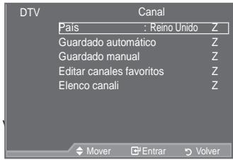 SAMSUNG LE46A559P4F - Actualización automática de la lista de canales - 1