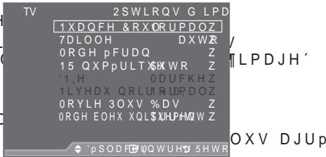 SAMSUNG LE46A559P4F - &RQ;JXUDWLRQ GH O¶RSWLRQ 3LFWXUH - 1