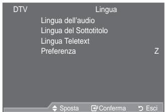 SAMSUNG LE46A559P4F - Anteprima del sistema di menu DTV - 6