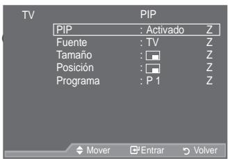 SAMSUNG LE46A559P4F - Visualización de imagen sobre imagen (PIP) - 2