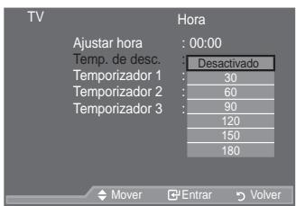 SAMSUNG LE46A559P4F - Ajuste del temporizador de desconexión - 2