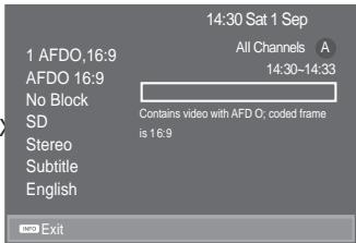SAMSUNG LE46A559P4F - Displaying Programme Information - 2