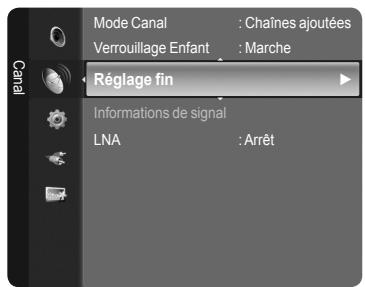 SAMSUNG LE46A568 - Syntonisation fine des chaînes analogiques - 1