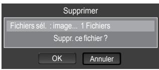 SAMSUNG LE46A568 - Suppression d'un fichier photo - 2