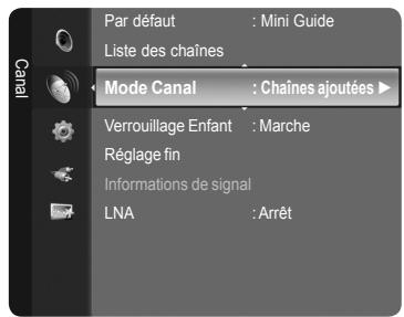 SAMSUNG LE46A568 - Réglage du gestionnaire de chaînes - 1