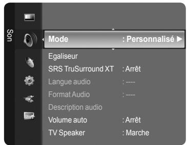 SAMSUNG LE46A568 - Changement de la forme son - 1