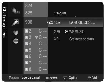SAMSUNG LE46A568 - Guide des programmes numériques et affichage des réservations - 1