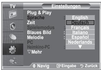 SAMSUNG LE46M87BD - Sprache auswahlen - 2