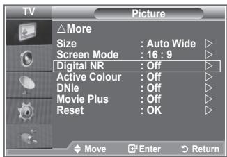 SAMSUNG LE46M87BD - Resetting the Picture Settings to the Factory Defaults - 3