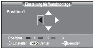 SAMSUNG LE46M87BD - Nachdem Sie die Wandhalterung montiert haben, können Sie die Position Ihres Fernsehgeräts einfach justieren. - 3