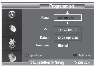 SAMSUNG LE46M87BD - Verwendend der Vormerkliste - 5