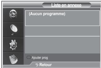 SAMSUNG LE46M87BD - Utilisation de la liste régée - 1