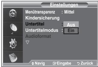 SAMSUNG LE46M87BD - Sie konnen Untertitel aktivieren und deaktivieren. - 1