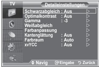 SAMSUNG LE46M87BD - Schwarzabgleich: Aus/Gering/Mittel/Hoch - 2