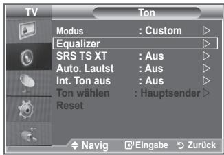 SAMSUNG LE46M87BD - Ton (Equalizer) einstellen - 1
