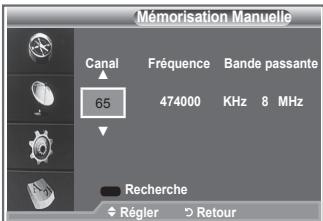 SAMSUNG LE46M87BD - Mise à jour manuelle de la liste des chaînes - 1