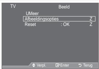 SAMSUNG LE52A559P4F - De standard-beeldinstellungen herstellen - 3