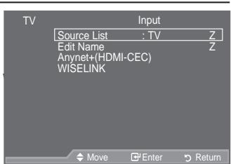 SAMSUNG LE52A559P4F - Selecting the Source - 1