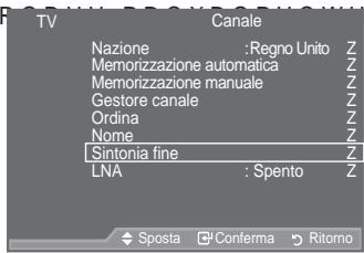 SAMSUNG LE52A559P4F - Assegnazione di nomi ai canali - 3