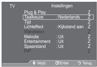 SAMSUNG LE52A559P4F - Uw taal kiezen - 1