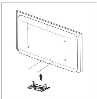 SAMSUNG LE52A559P4F - Instalación del equipo de montaje en la pared - 1