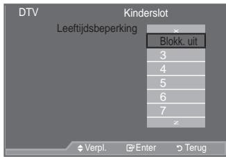 SAMSUNG LE52A559P4F - Het kinderslot instellen - 3