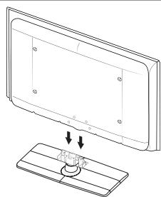 SAMSUNG LE52A559P4F - De voet installereren - 1