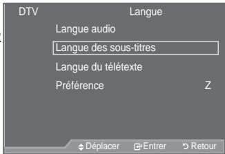 SAMSUNG LE52A559P4F - Sélection de la langue (sous-titres, audio ou teletext) - 2
