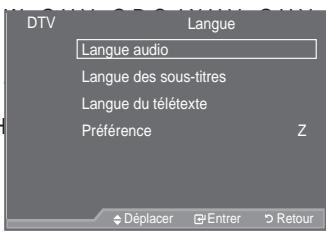 SAMSUNG LE52A559P4F - Sélection de la langue (sous-titres, audio ou teletext) - 1
