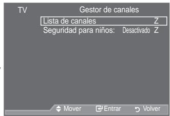 SAMSUNG LE52A559P4F - Adicc y bloqueo de canales - 2