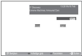 SAMSUNG LE52A559P4F - Programma-informatie weergeven - 1