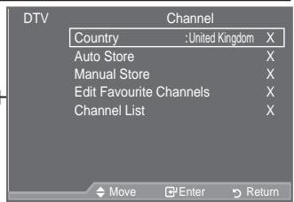 SAMSUNG LE52A559P4F - Updating the Channel List Automatically - 1