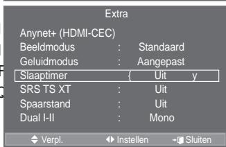 SAMSUNG LE52A559P4F - De slaaptimer instellen - 1