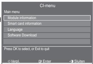 SAMSUNG LE52A559P4F - Het menu Algemene interface selecteren - 1