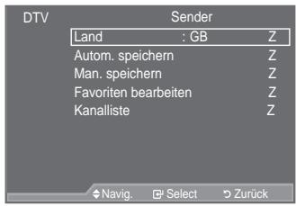 SAMSUNG LE52A559P4F - Kanalliste automatisch aktualisieren - 1